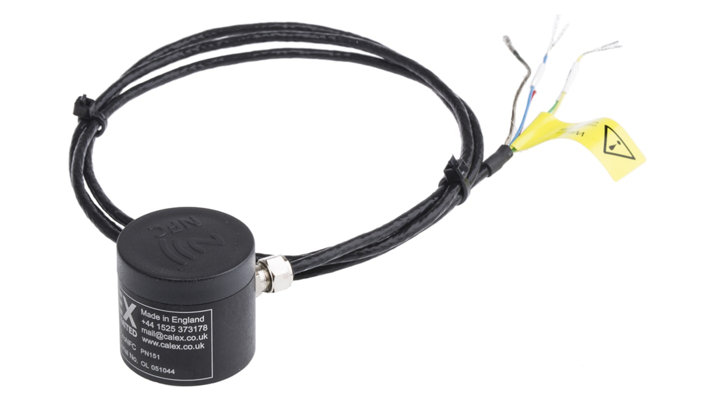 Sensor de temperatura infrarrojo Calex PN151 , de 0°C a +1000°C, long. cable 1m, salida 0-5 V DC, 1-5 V DC, 0-10 V DC,