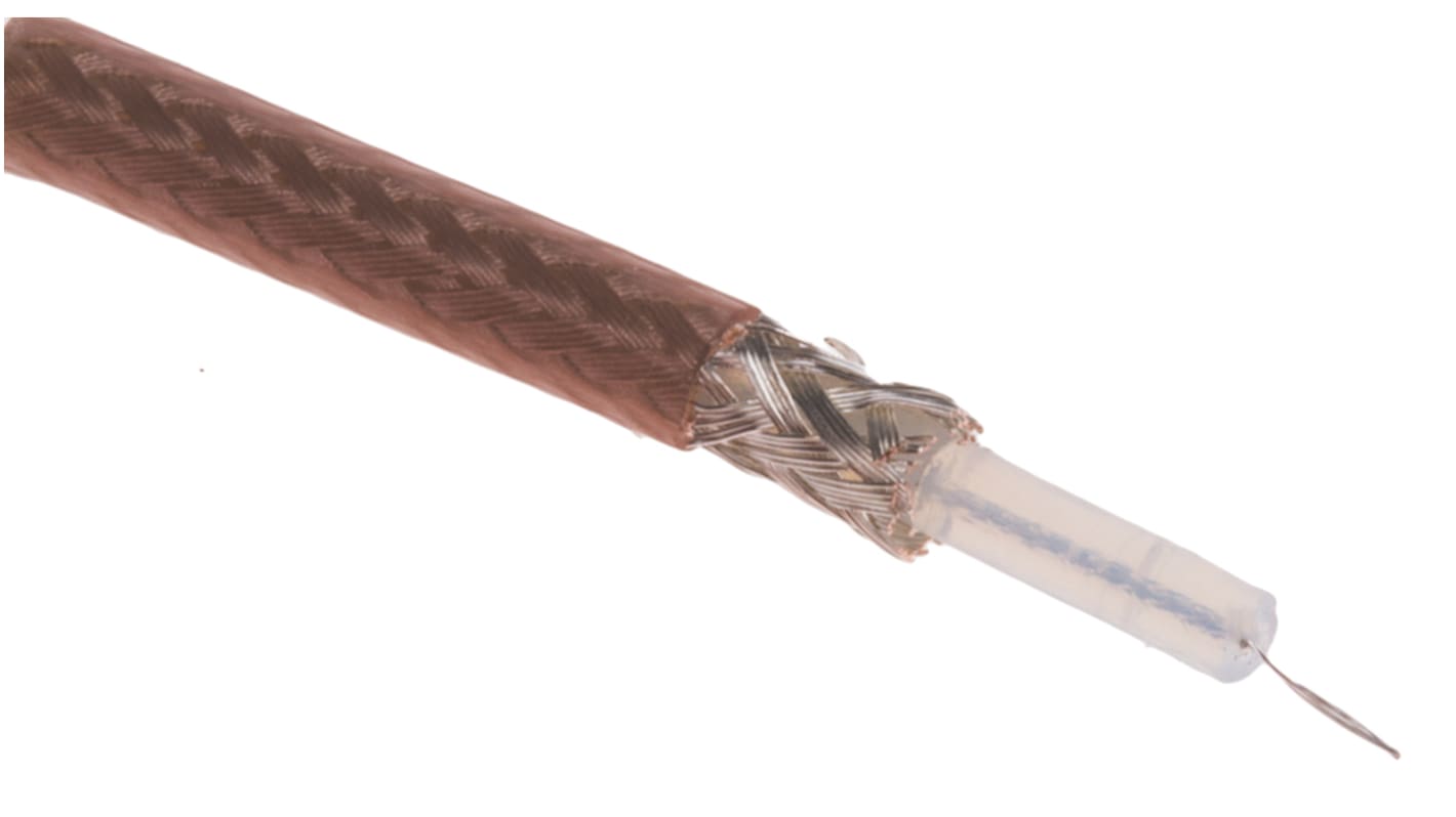 RS PRO Coaxial Cable, 100m, RG179B/U Coaxial, Unterminated