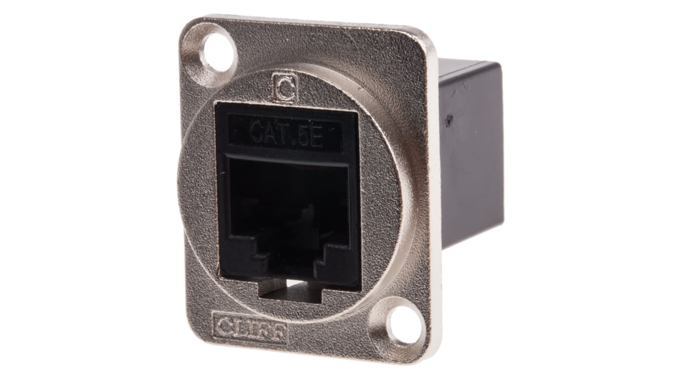 RS PRO RJ45 Feedthrough Connector, Cat5e, UTP