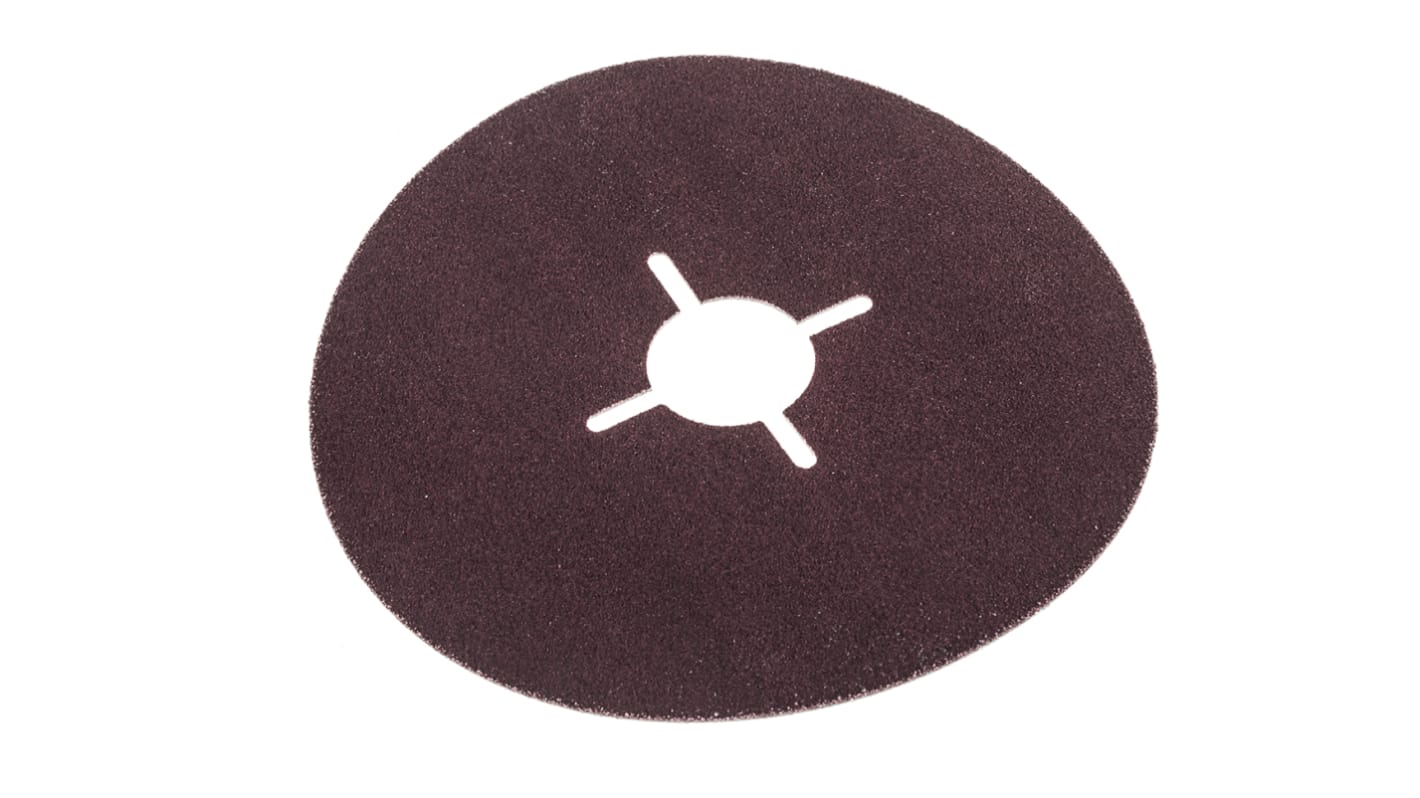 RS PRO Aluminium Oxide Sanding Disc, 115mm, P50 Grit