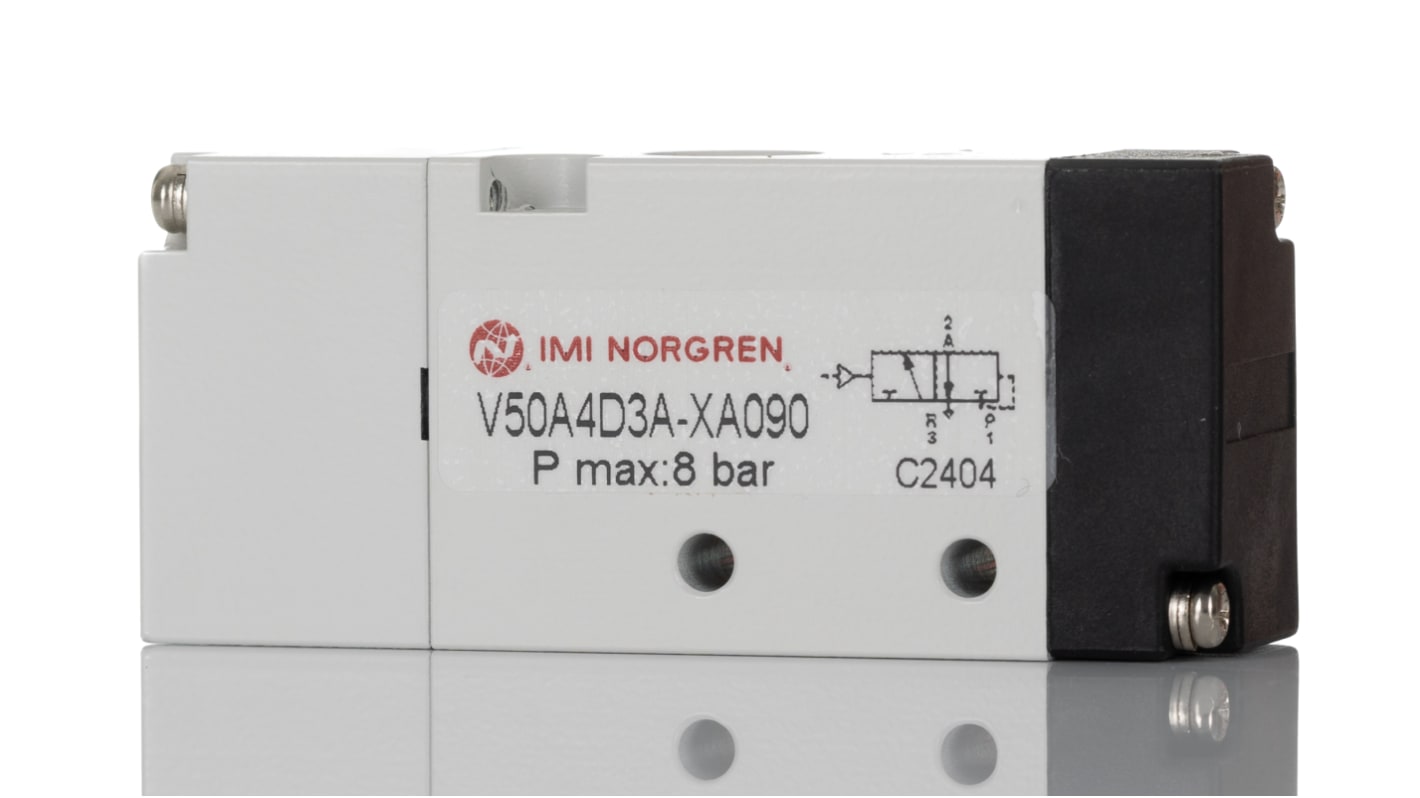 Elettrovalvole per pneumatica RS PRO, G 1/8, azionamento Pilota/Molla