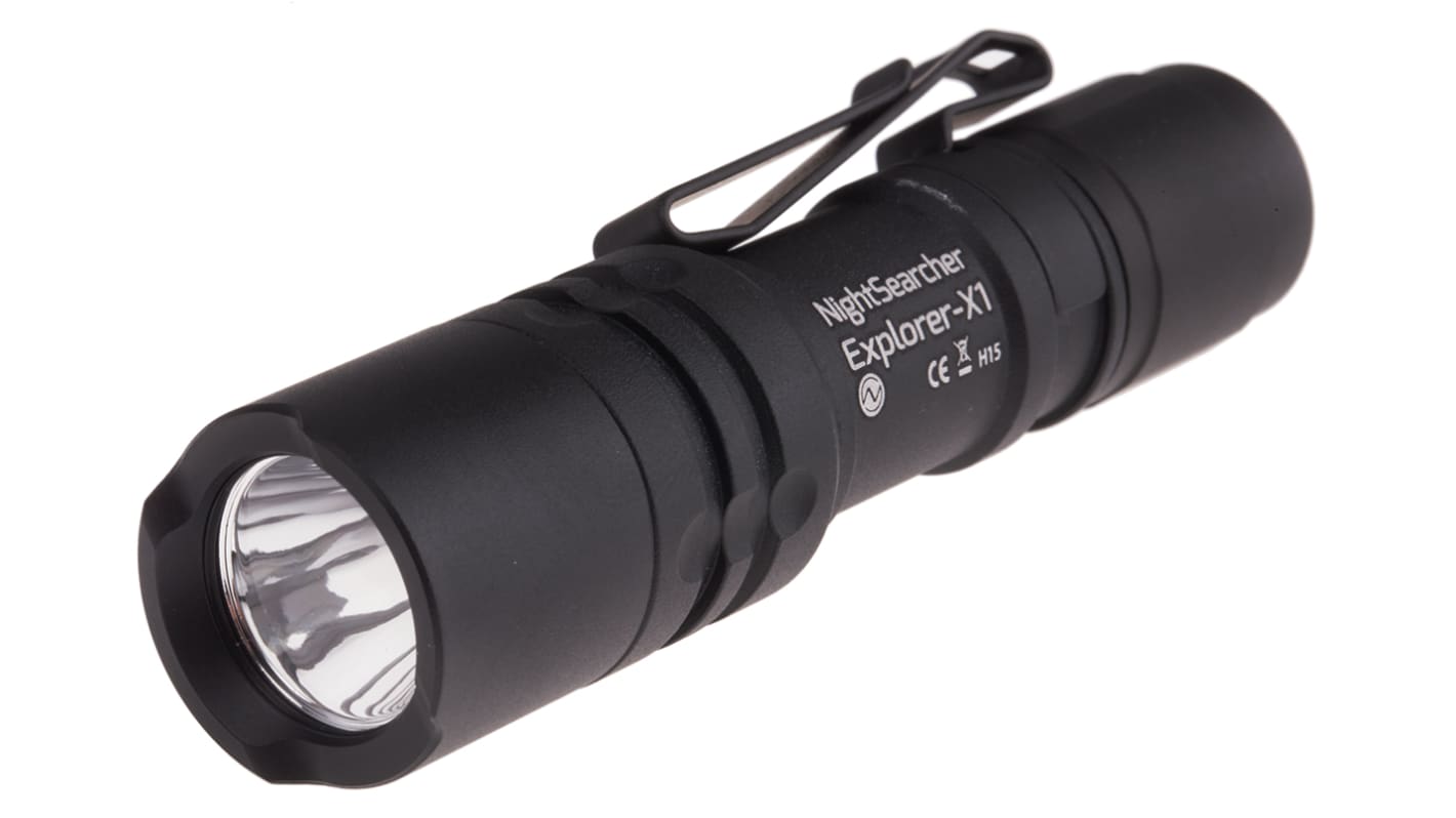 Nightsearcher Explorer-X1 LED Torch Black 120 lm, 112 mm