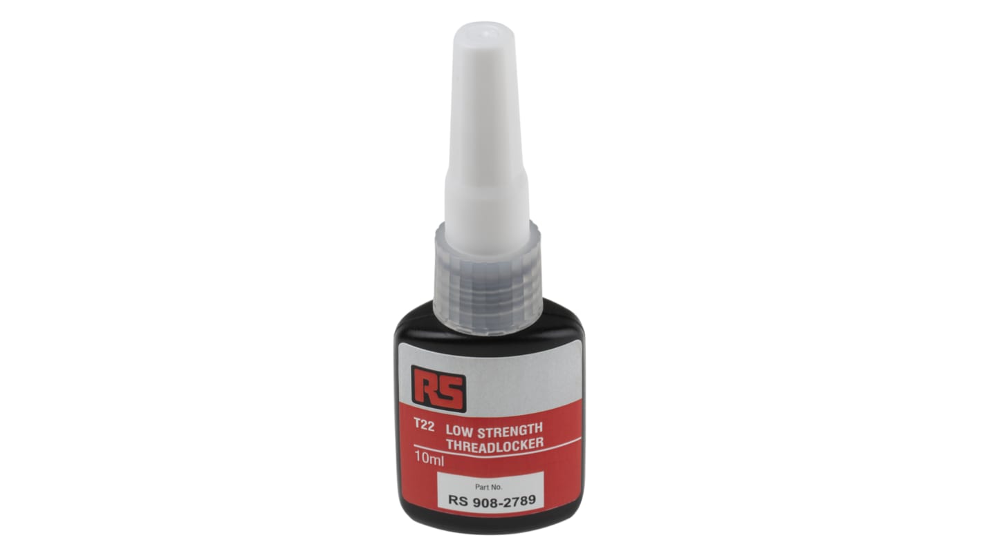 RS PRO T22 Purple Threadlocking Adhesive, 10 ml, 12 h Cure Time