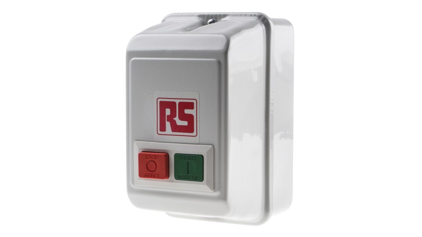 Starter DOL Manuale RS PRO, 1 fase, 1,1 kW, 240 V c.a., IP55