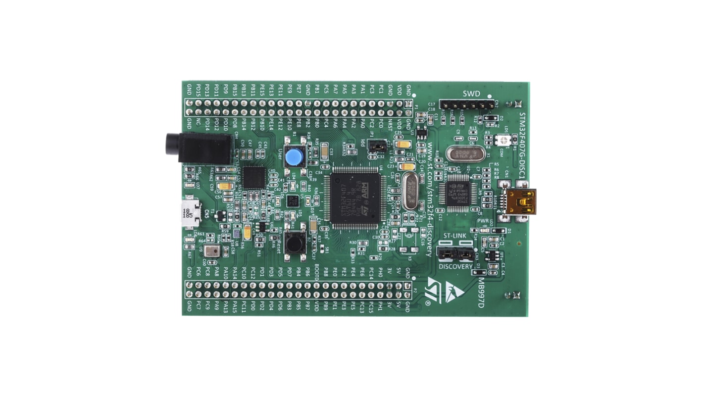 STMicroelectronics Discovery MCU Development Board ARM Cortex M4F STM32F407VGT6