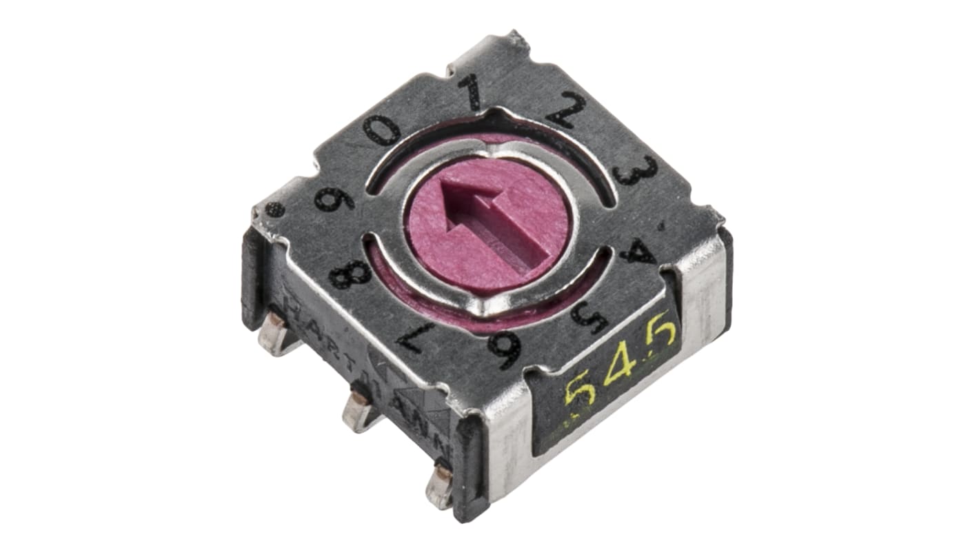P36SMJ101 Hartmann 9 Way Surface Mount DIP Switch, Screwdriver