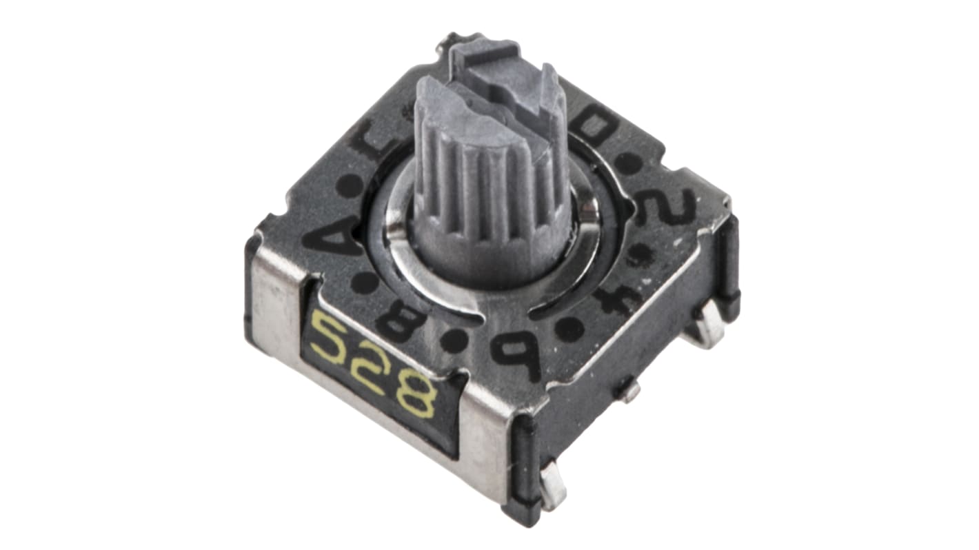 Hartmann 16 Way Surface Mount DIP Switch, Spindle Actuator