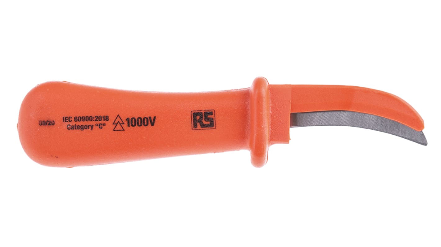 ITL Insulated Tools Ltd Cable Knife, VDE/1000V, 175 mm Overall, 65 mm Blade