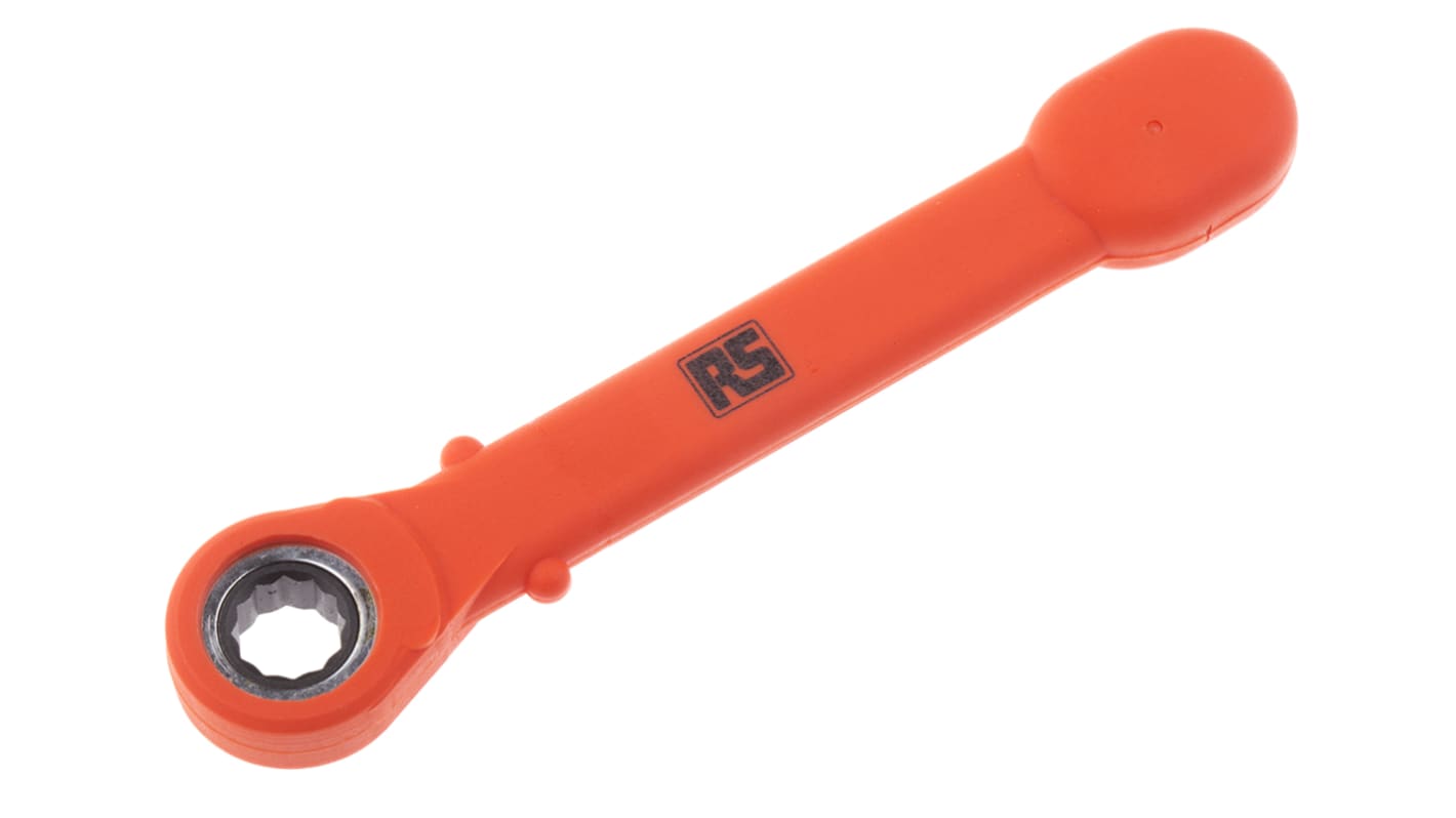 ITL Insulated Tools Ltd Ring Spanner, 10mm, Metric, 201 mm Overall, VDE/1000V