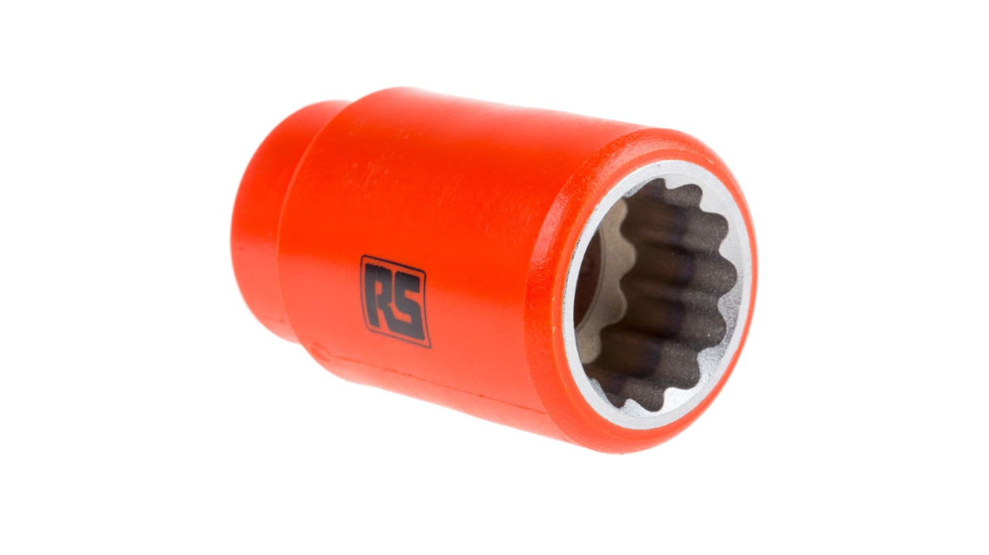 ITL Insulated Tools Ltd 1/2 in Drive 20mm Insulated Standard Socket, 12 point, VDE/1000V, 50 mm Overall Length