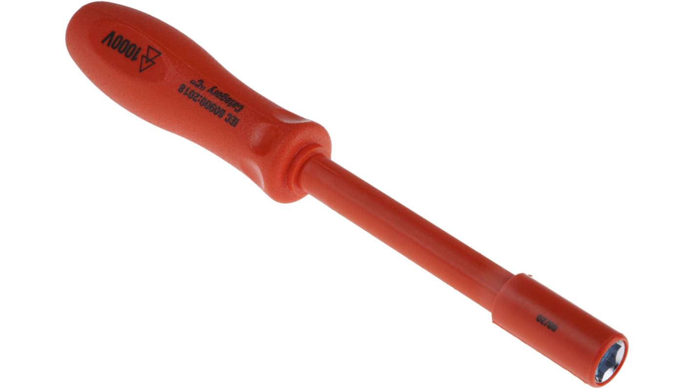 ITL Insulated Tools Ltd Hexagon Nut Driver, 0BA Tip, VDE/1000V, 105 mm Blade, 265 mm Overall