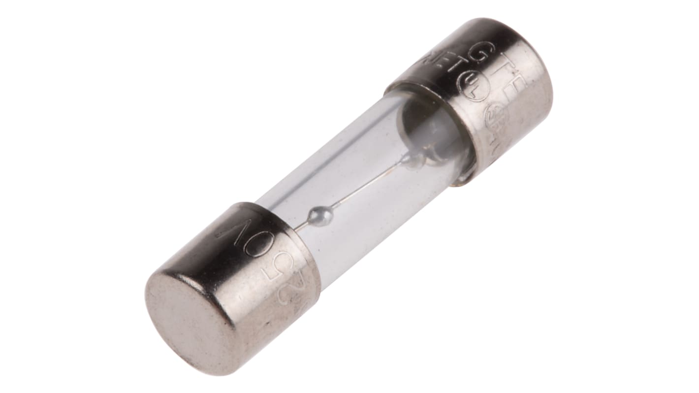 RS PRO 7A T Glass Cartridge Fuse, 5 x 20mm RS