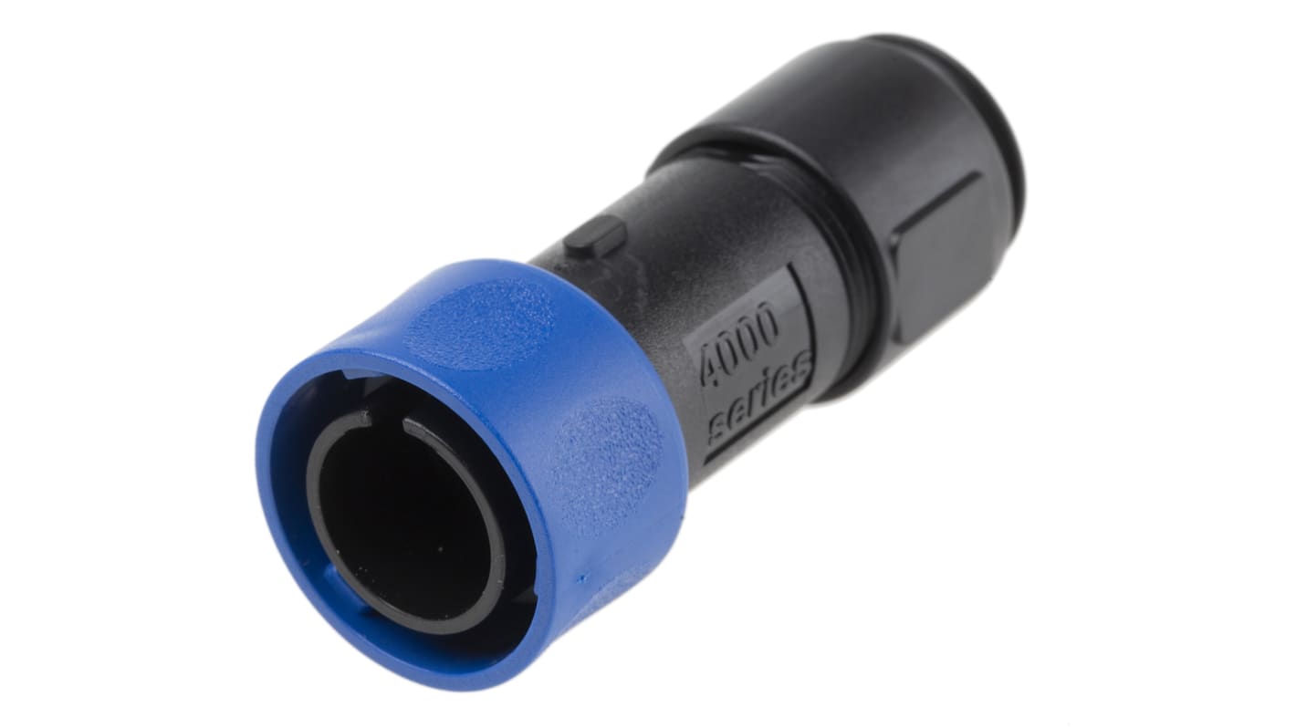 Bulgin Circular Connector, 3 Contacts, Cable Mount, Miniature Connector, Plug, Male, IP66, IP68, IP69K, Buccaneer 4000