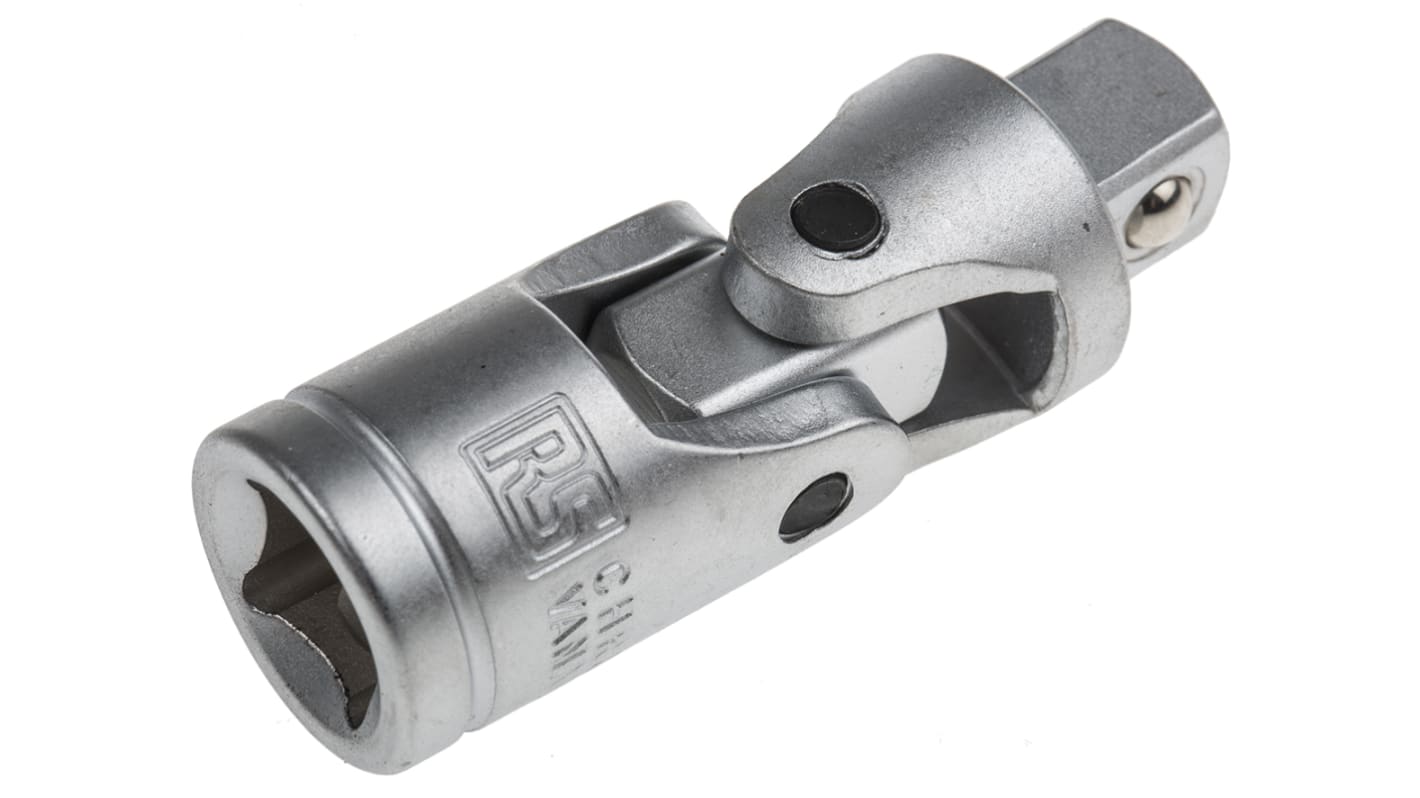 RS PRO 3/8" Vierkant Kardangelenk Verbinder, CrV-Stahl