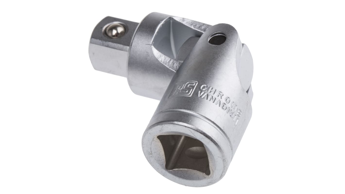 RS PRO 1/2" Vierkant Kardangelenk Verbinder, CrV-Stahl