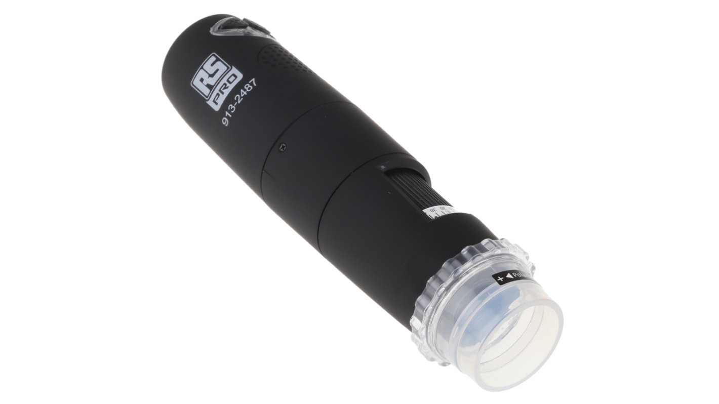 RS PRO USB Wifi Microscope, 1280 x 1024 pixels, 5 → 200X Magnification RS