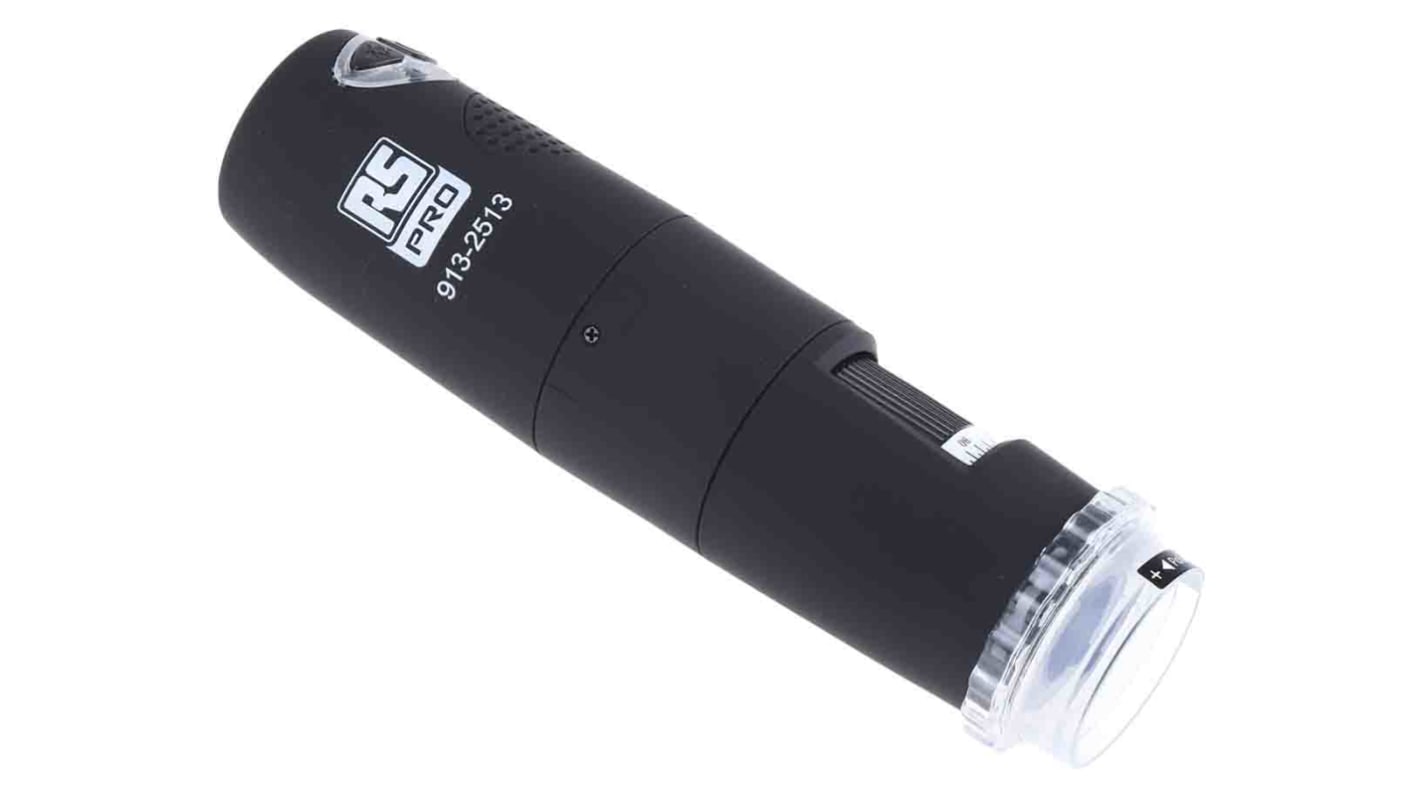 RS PRO USB Wifi Microscope, 1280 x 1024 pixels, 5 → 200X Magnification RS