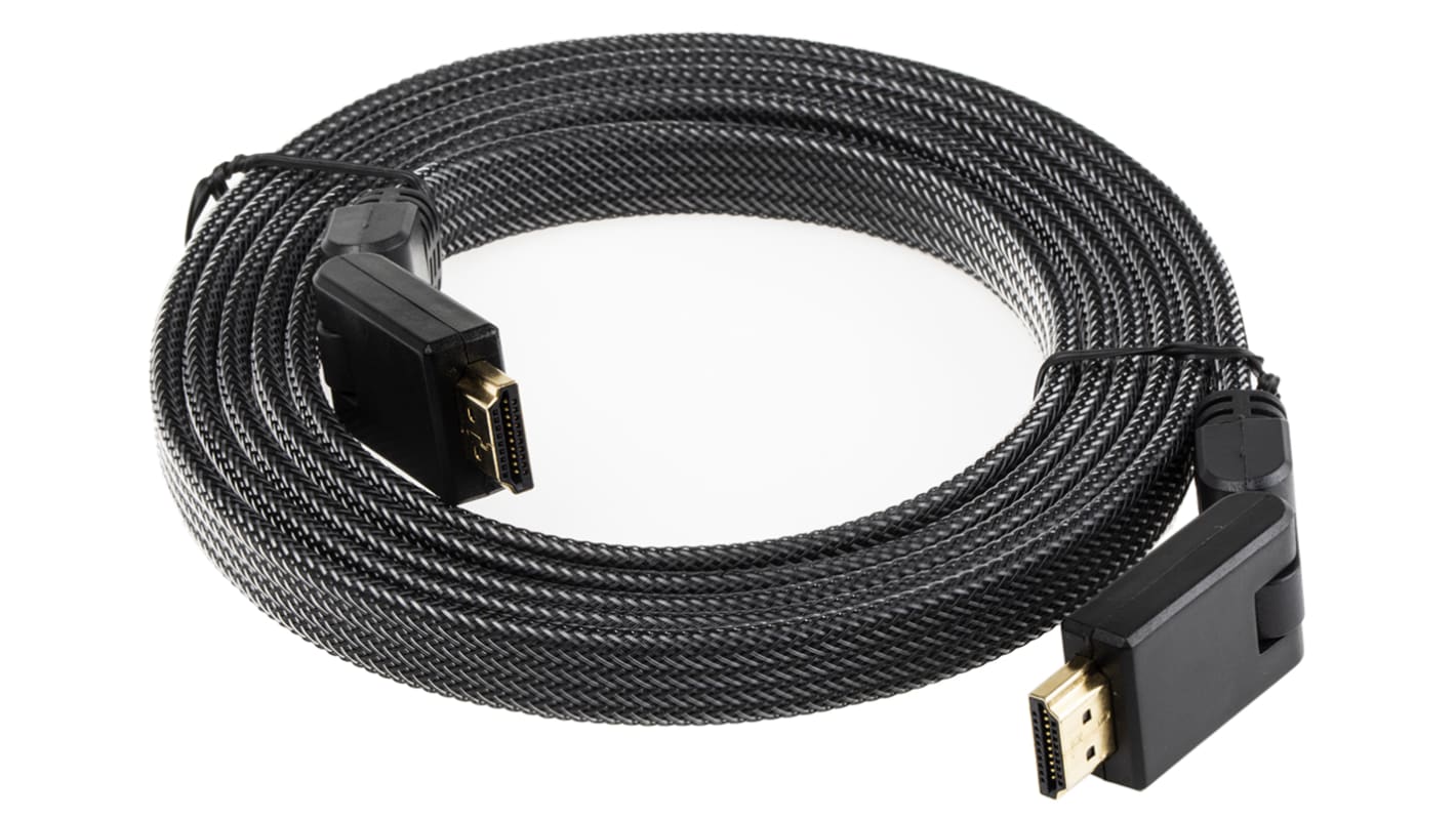 RS PRO HDMI-Kabel, 2m, Schwarz