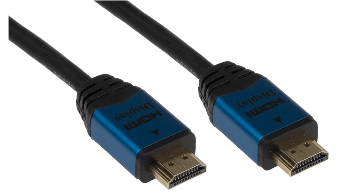 RS PRO HDMI-Kabel, 10m, Blau