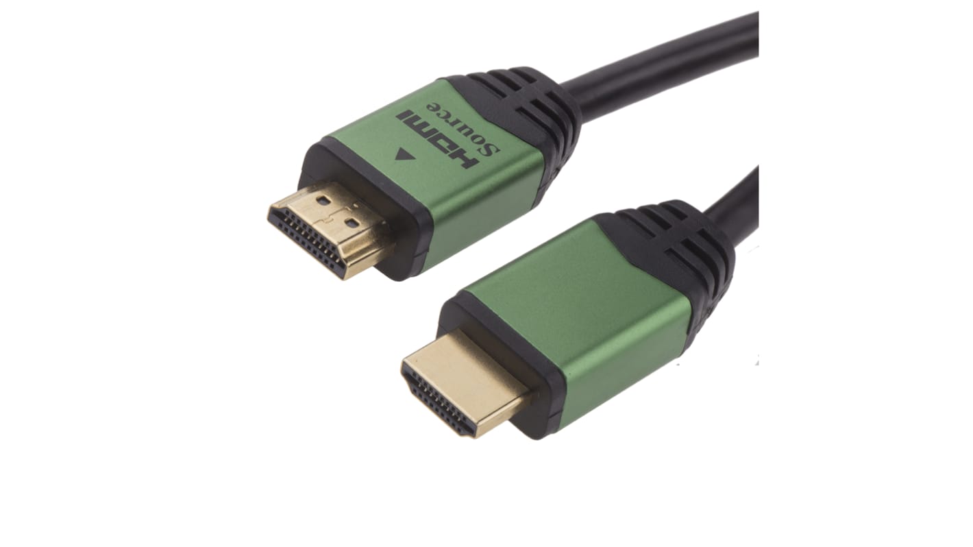 RS PRO HDMI-Kabel, 10m, Grün