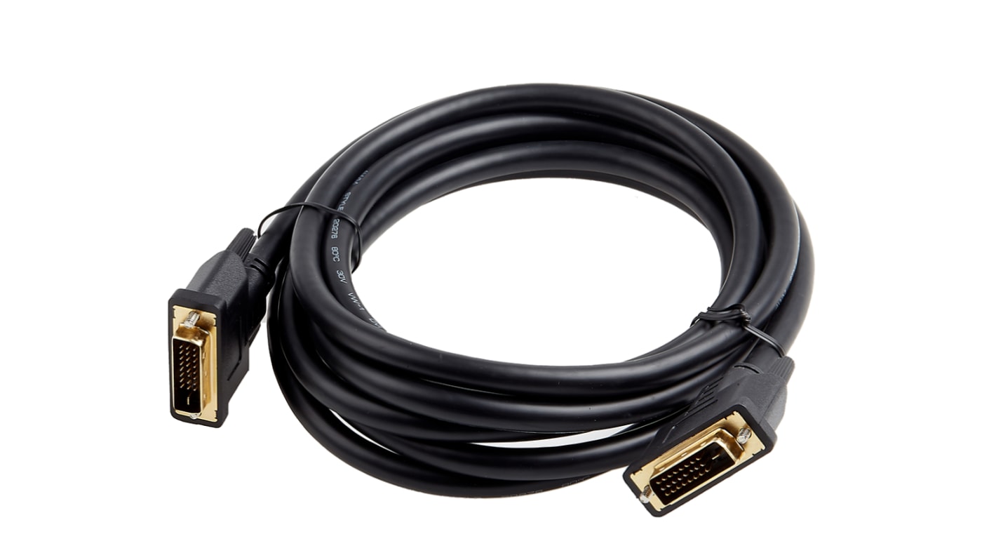 DVI-D Dual link cable, plastic