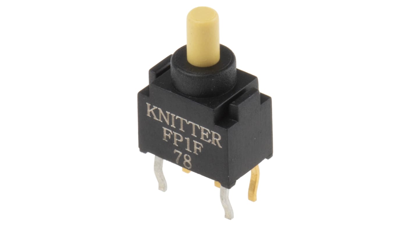 Capuchon KNITTER-SWITCH 4 (Dia.) x 2.4mm Rouge pour Interrupteur à bouton-poussoir série FP