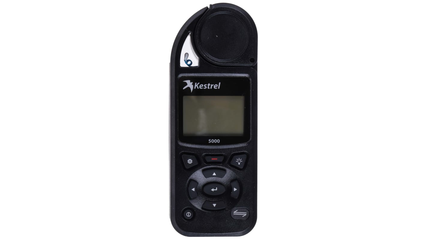 Anemómetro Kestrel 0850BLK, medición de Flujo de aire, Altitud, Densidad, Altitud de densidad, Punto de rocío,