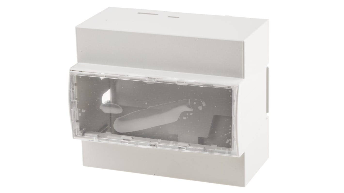 Boîtier Raspberry Pi 2B, B+, Italtronic Modulbox DIN Rail en ABS, polycarbonate Gris