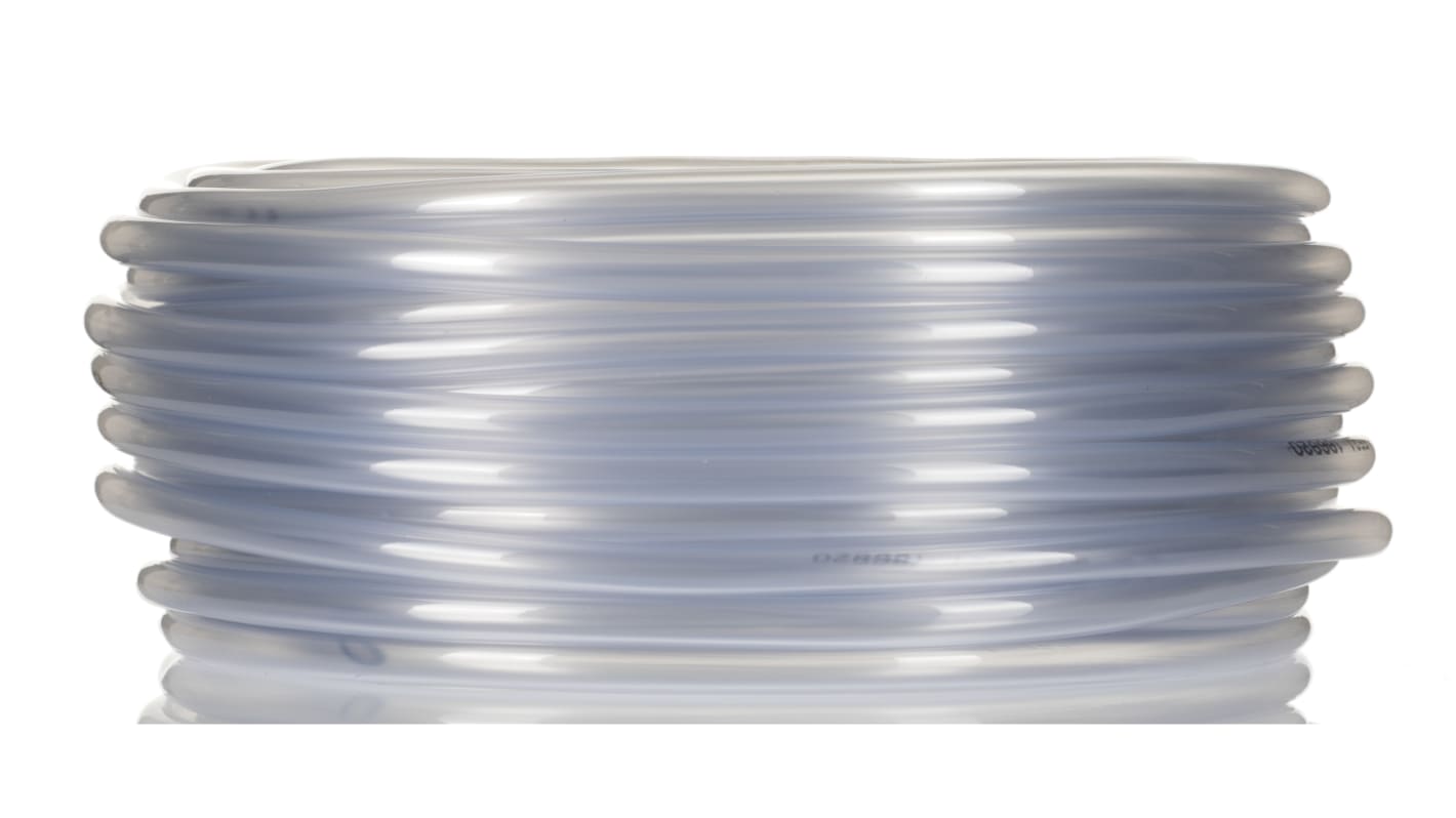 Manguera RS PRO de PVC Transparente, long. 25m, Ø int. 8mm, para Laboratorios