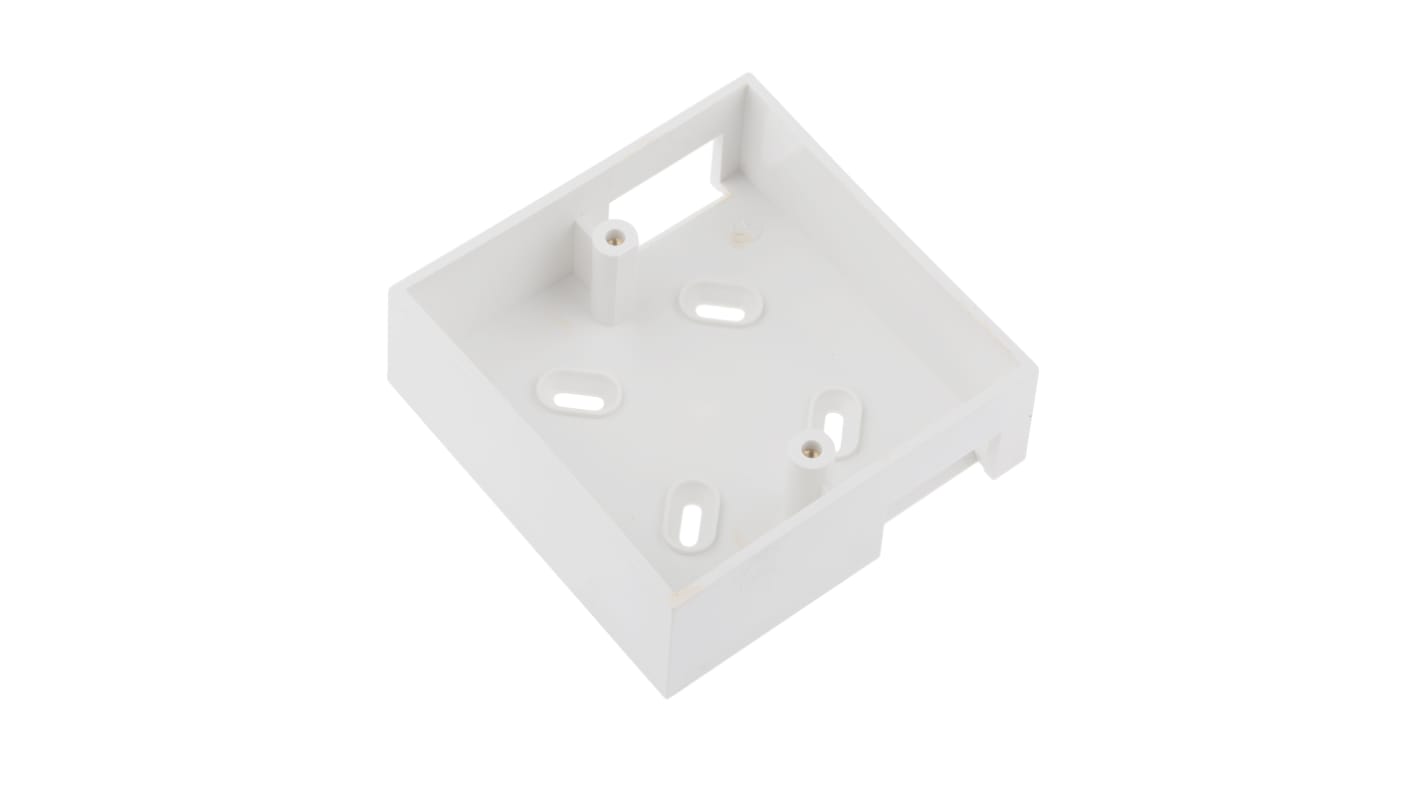 Involucro elettrico RS PRO, 1 modulo, PVC, Bianco, 87 x 87 x 32mm