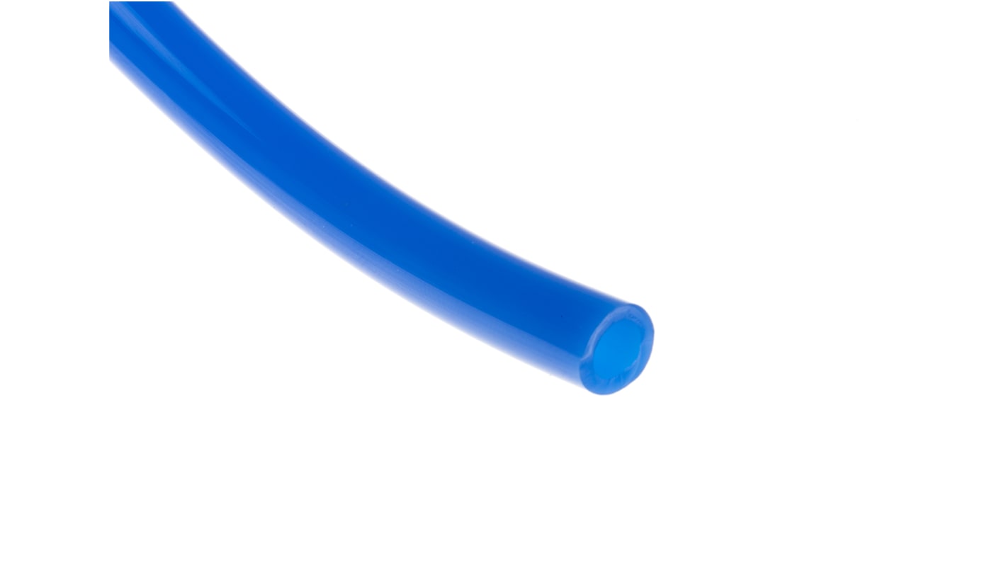 Tubería de aire comprimido RS PRO de Poliuretano Azul, diá. exterior 4mm, longitud 30m