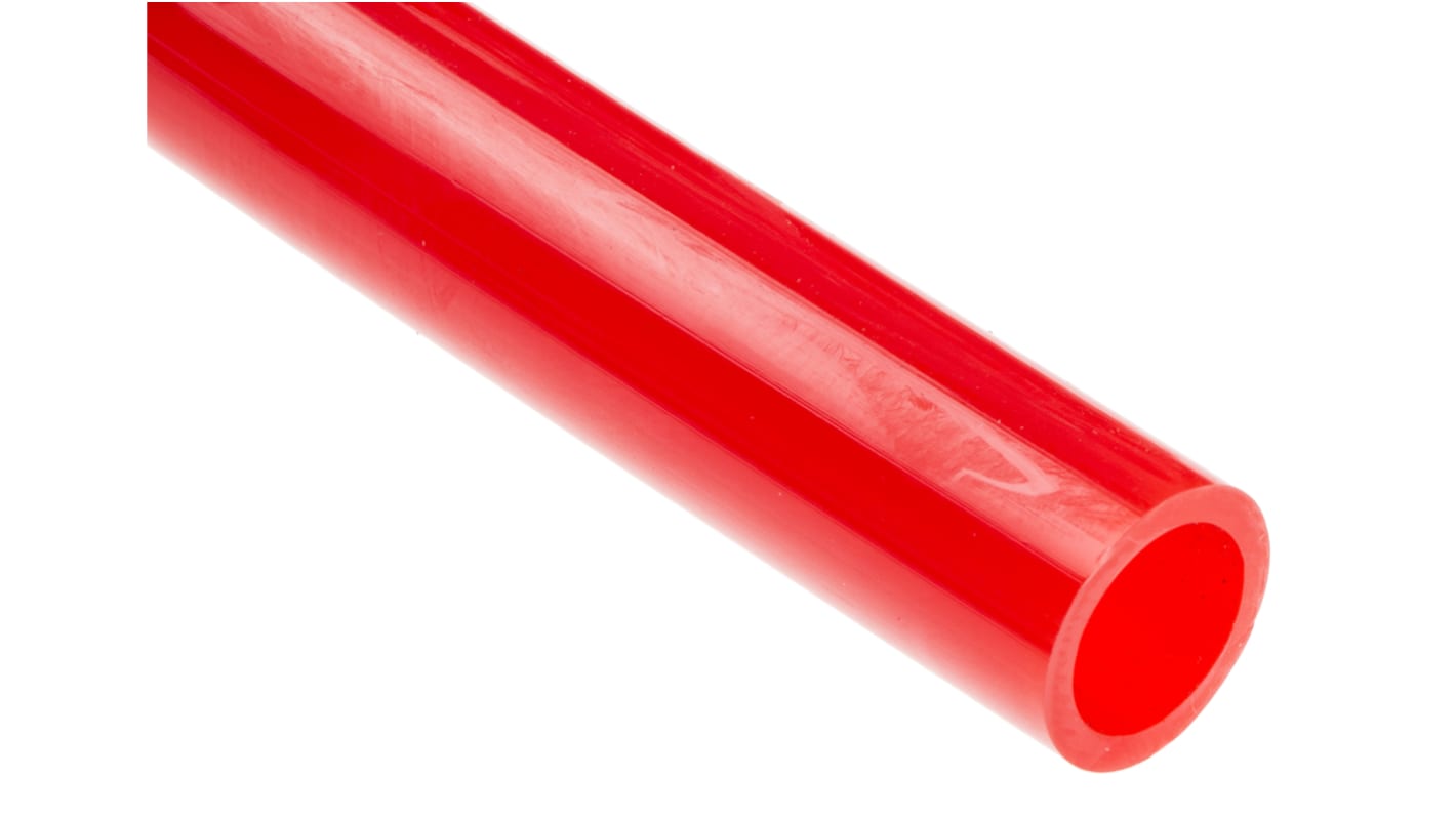 RS PRO Compressed Air Pipe Red Polyurethane 12mm x 30m CPU Series