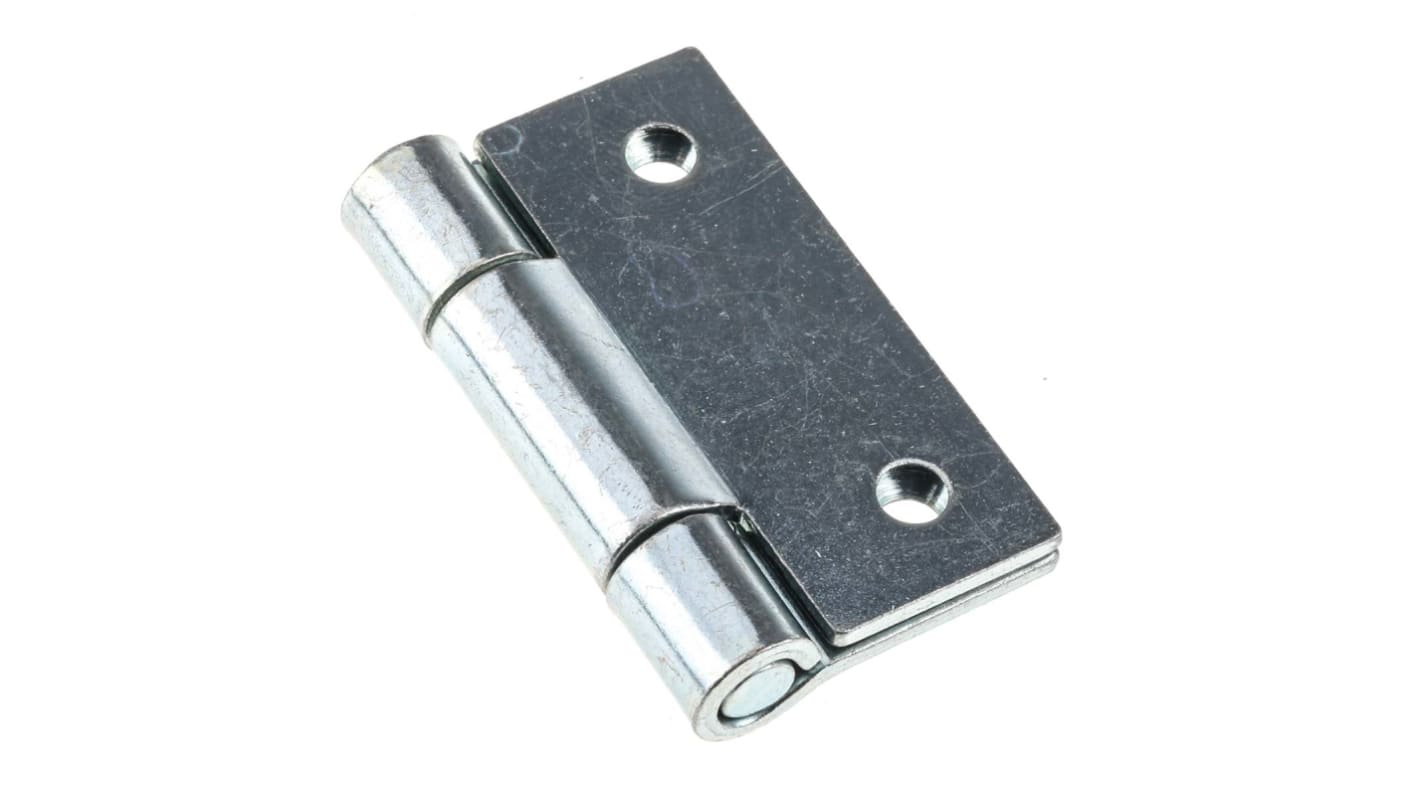 Pinet Steel Butt Hinge, Screw Fixing, 50mm x 50mm x 2mm