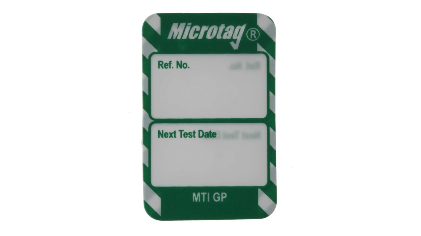 Señalización Micro Brady MIC-MTI-GP-GN-20 Blanco sobre verde, idioma: Inglés