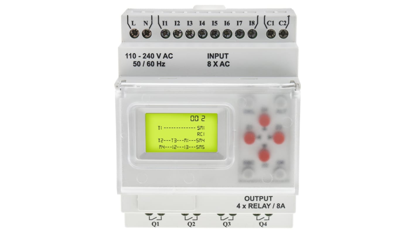 RS PRO Logikmodul, ModBus, Programkapacitet 250 linjer