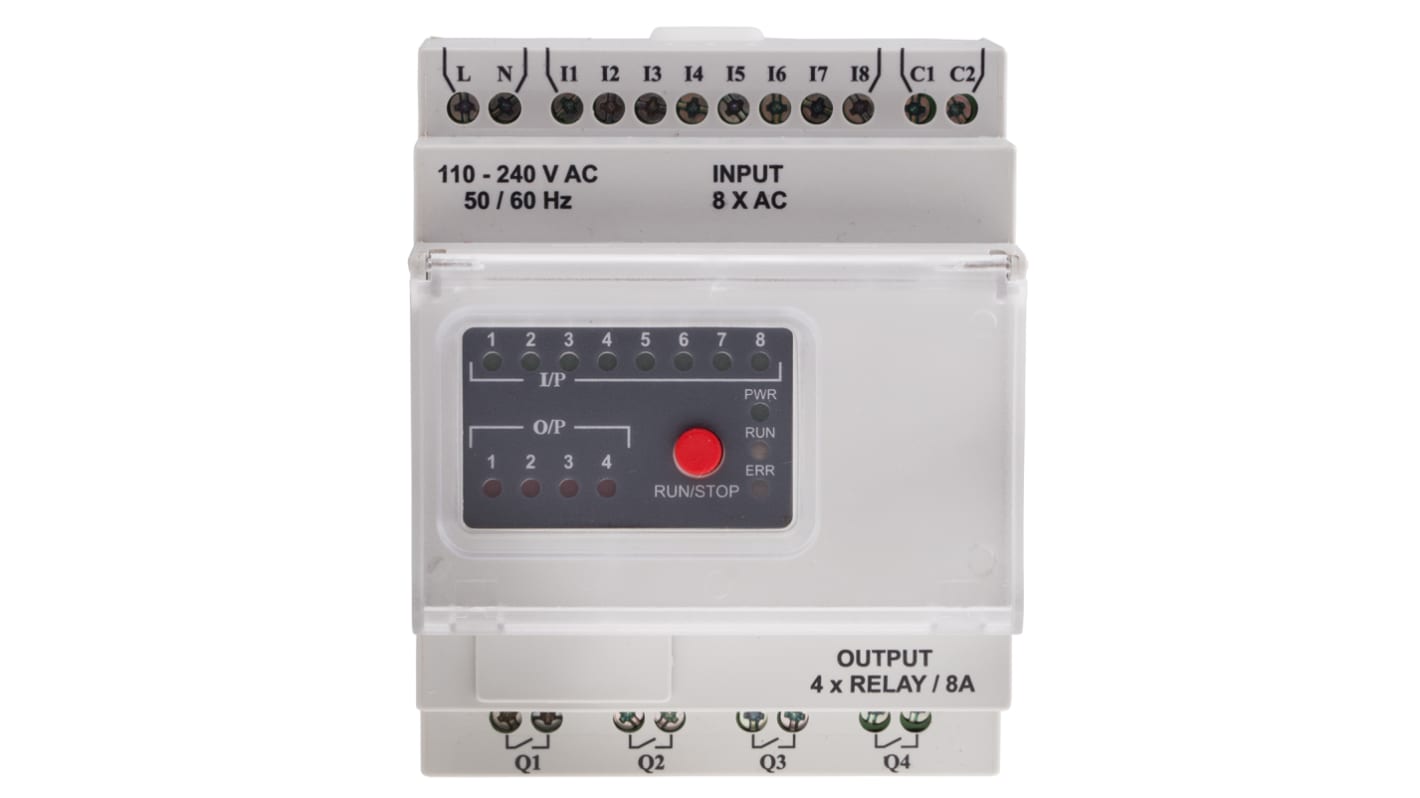 RS PRO Logikmodul, ModBus, Programkapacitet 250 linjer