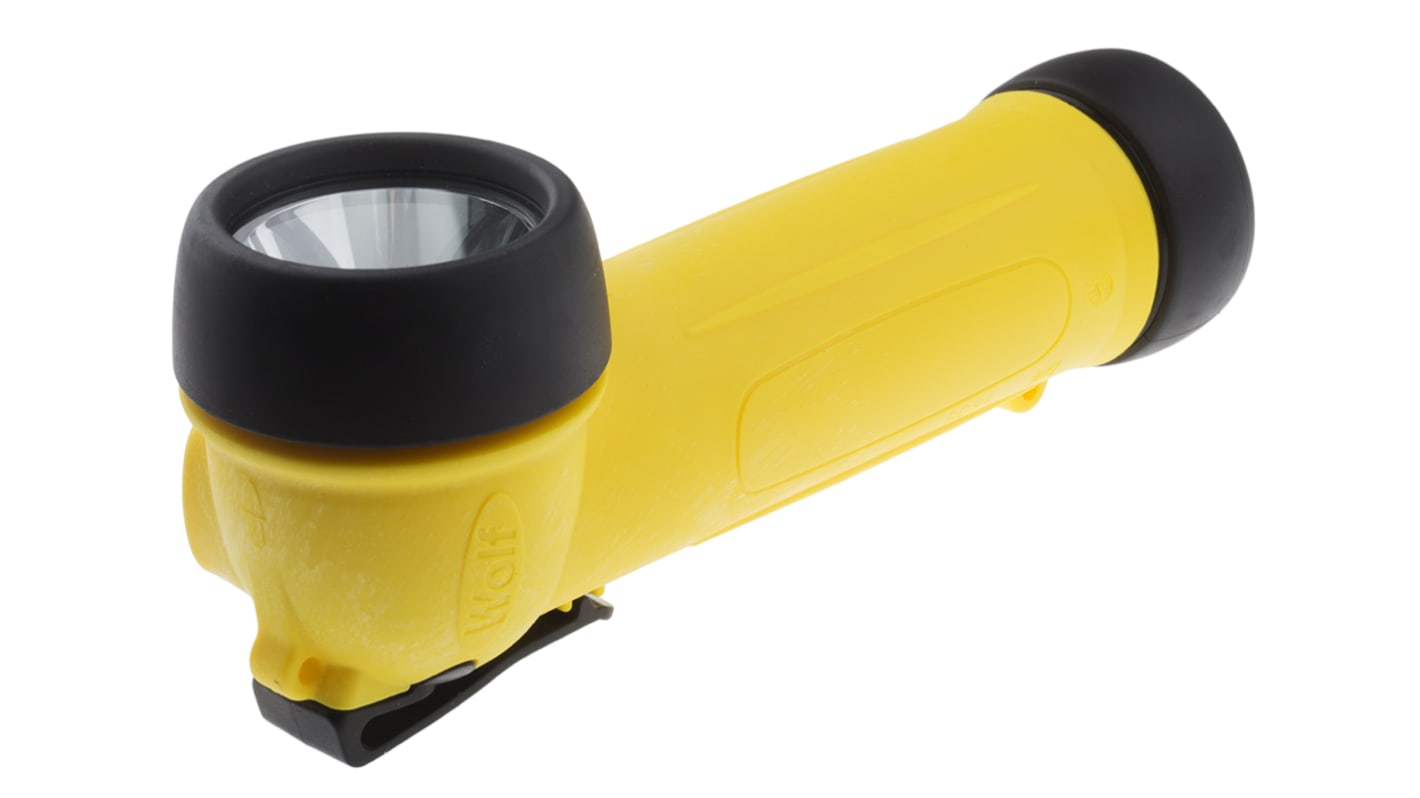 Wolf Safety TR-26 ATEX, IECEx Xenon Torch Yellow 170 lm, 195 mm