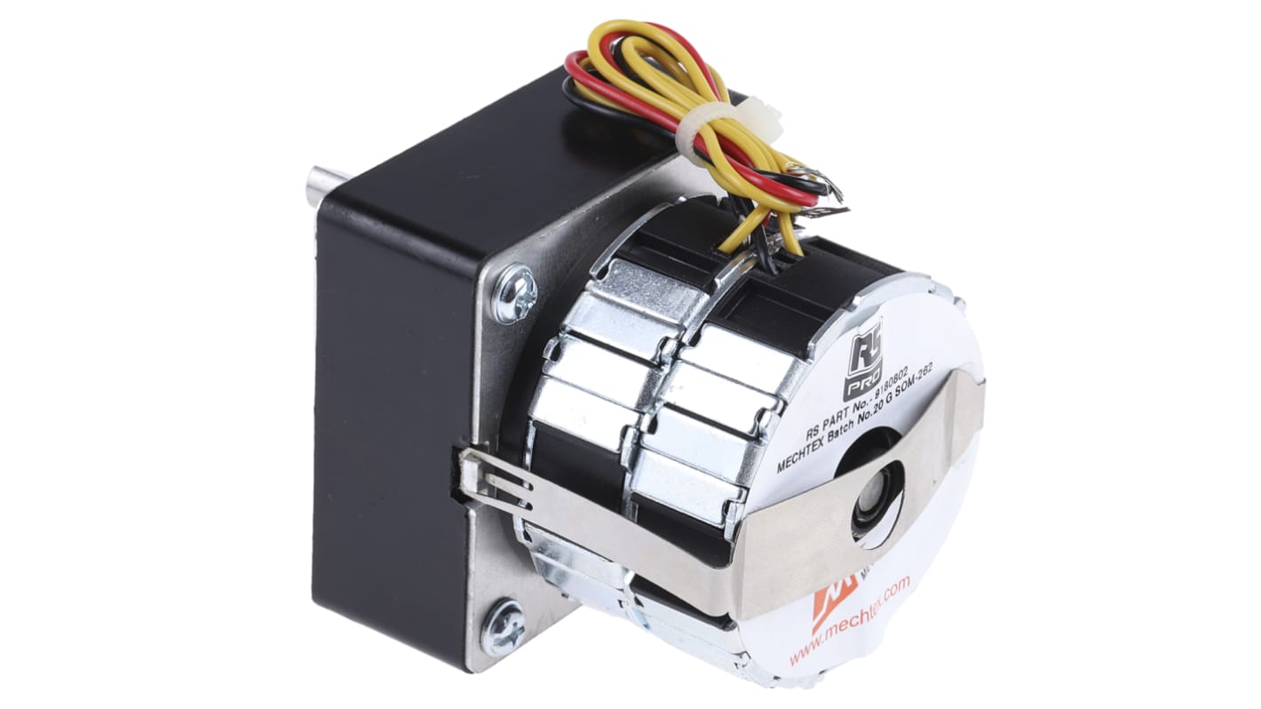 Motorreductor AC síncrono, monofásico, reversible, RS PRO, 240 V, 5,8 W, 1 rpm, 6 Ncm