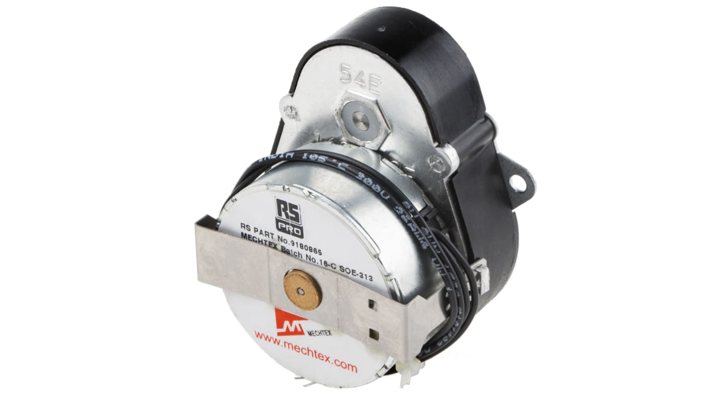 RS PRO Reversible Synchronous Geared AC Geared Motor, 1.4 W, 230 V