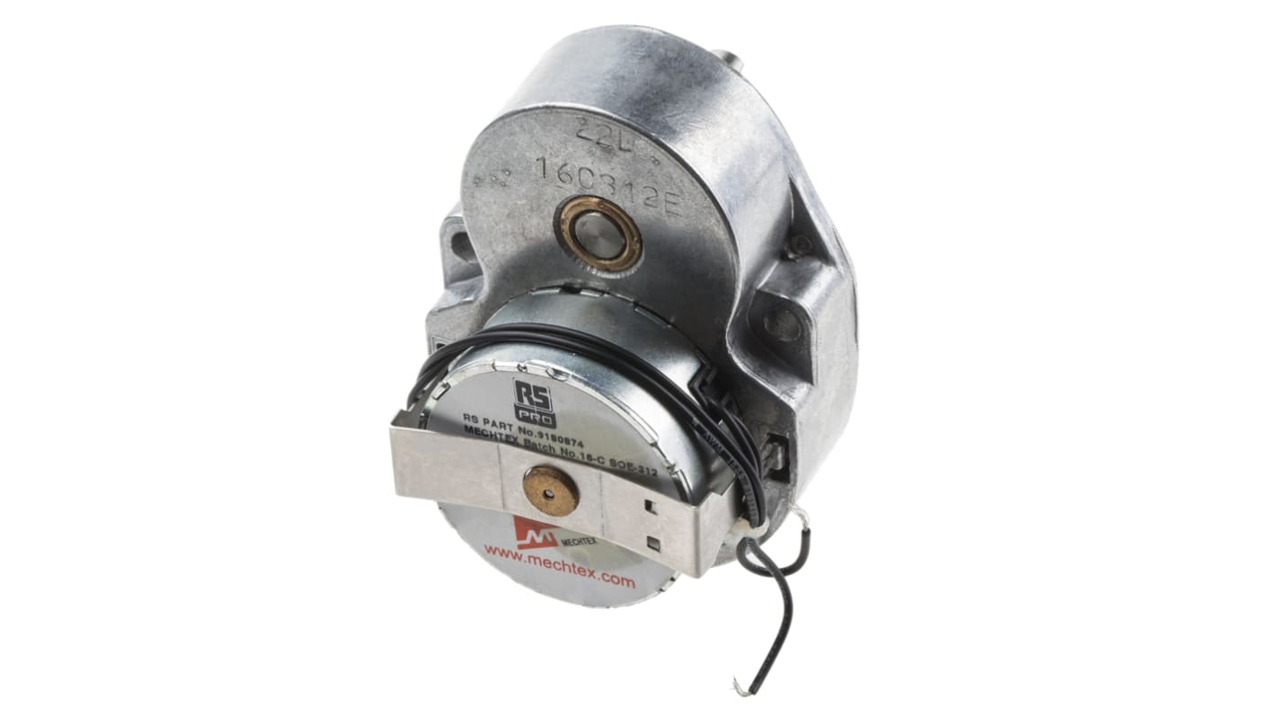 RS PRO, Reversibel Gearet AC gearmotor, 1,4 W, 0,2 Ncm, 230 V