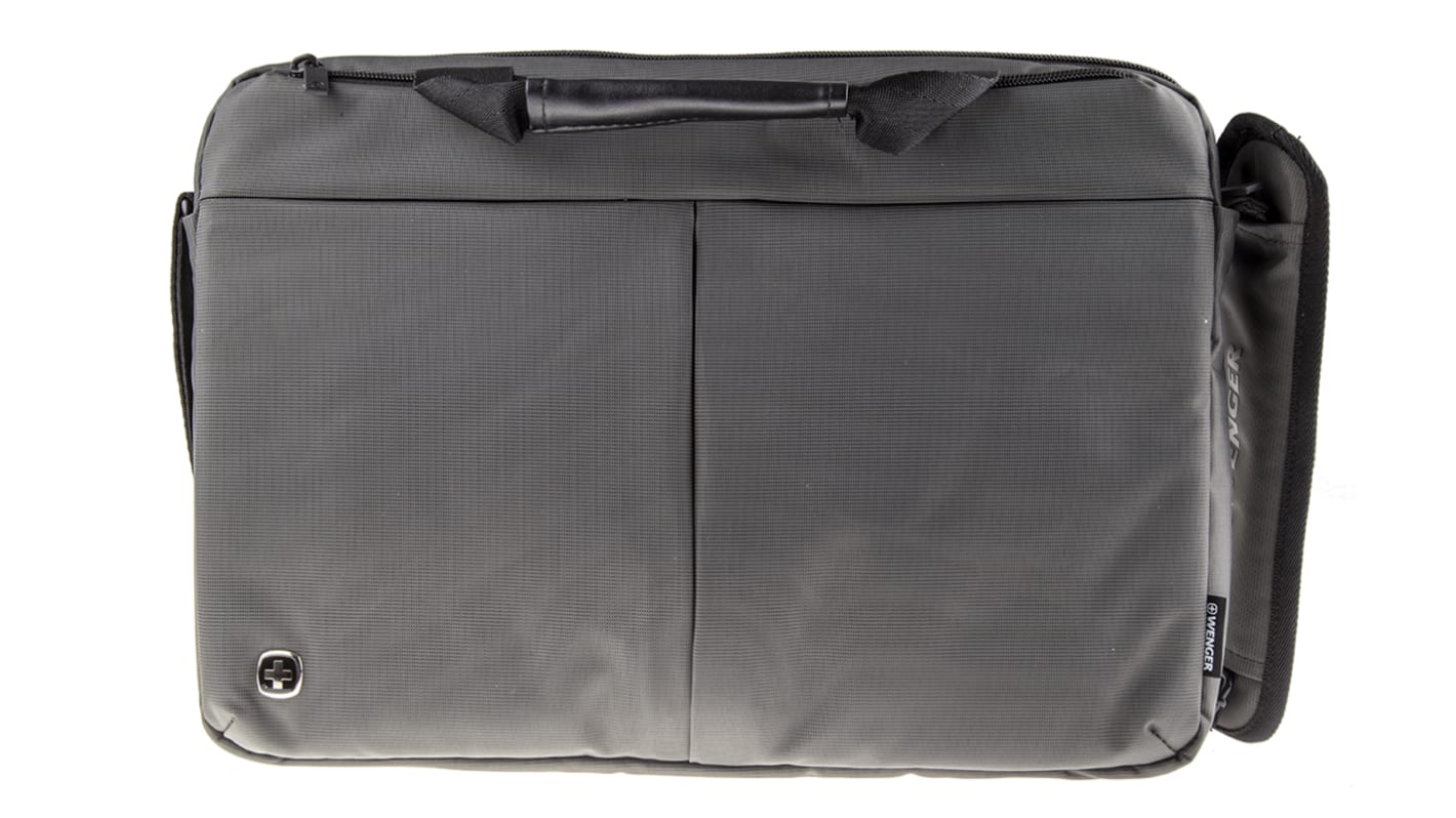 Wenger Format 16in  Laptop Briefcase, Grey