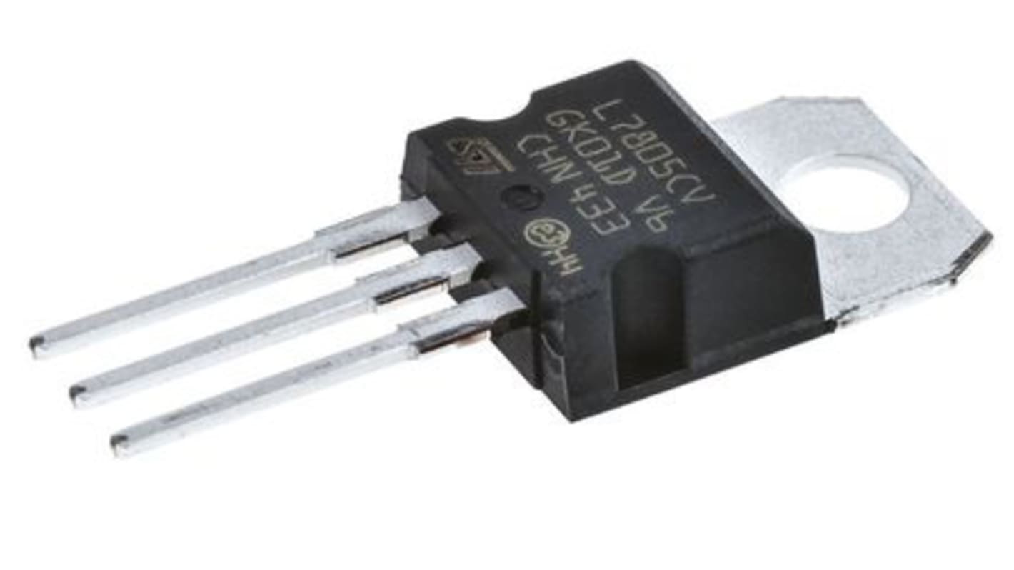 STMicroelectronics 電圧レギュレータ リニア電圧 5 V, 3-Pin, L7805CV