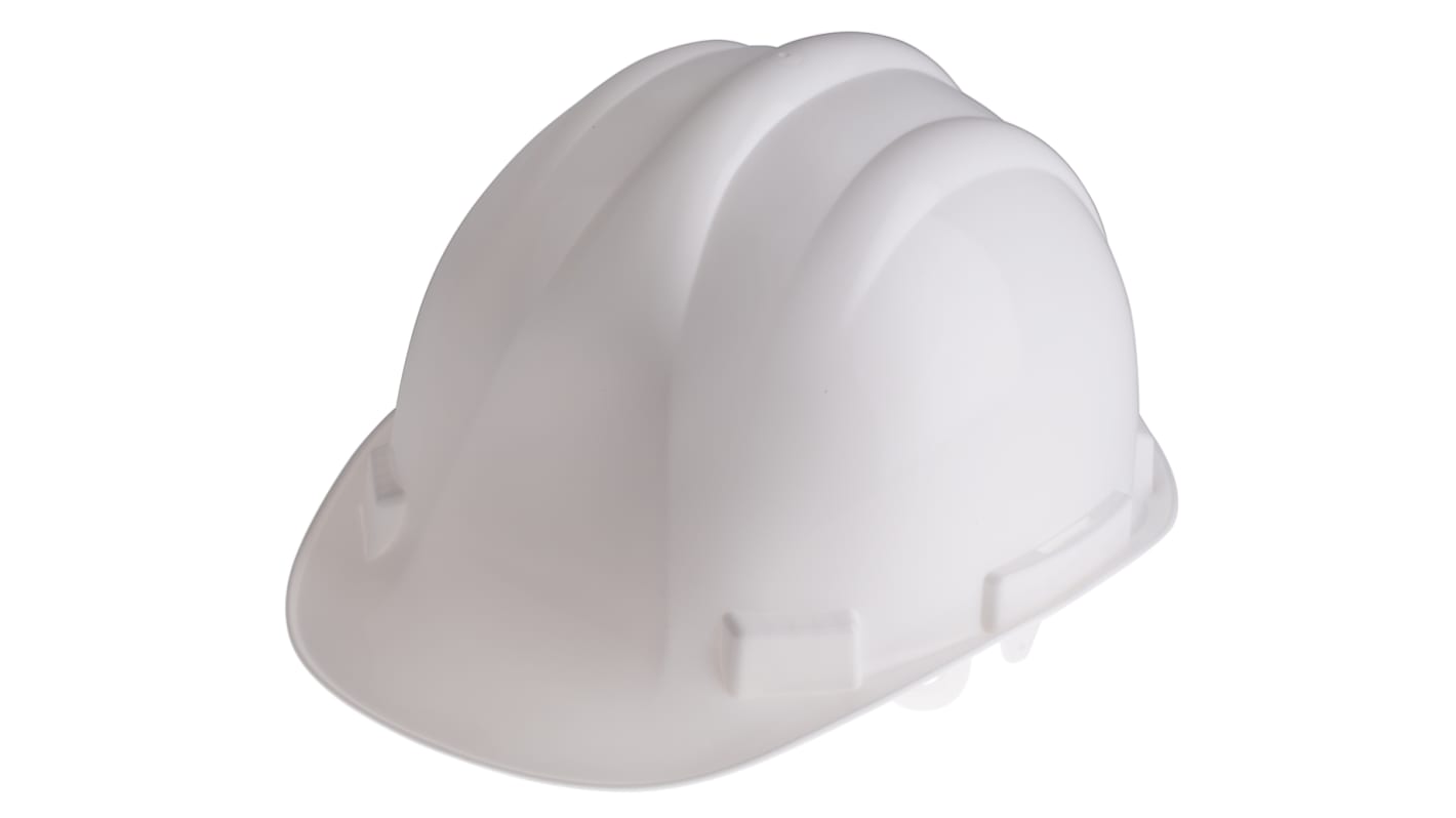 RS PRO White Safety Helmet , Adjustable