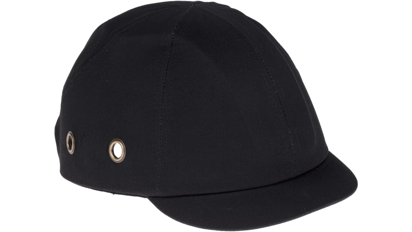 Gorra antigolpes ajustableMicro RS PRO de color Negro, talla 54 - 59cm