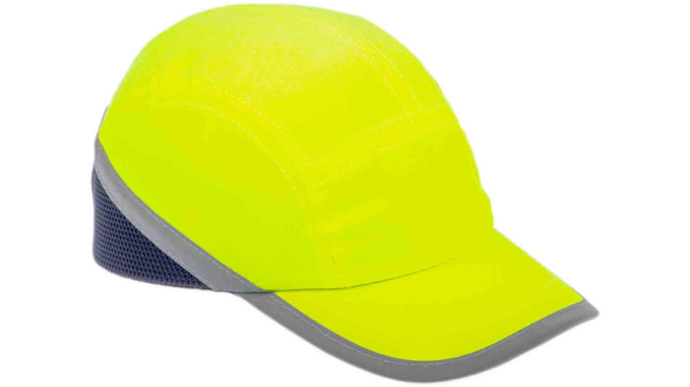 Casquette de protection RS PRO, 54 - 59cm de tour de tête, ABS, Coton, Jaune