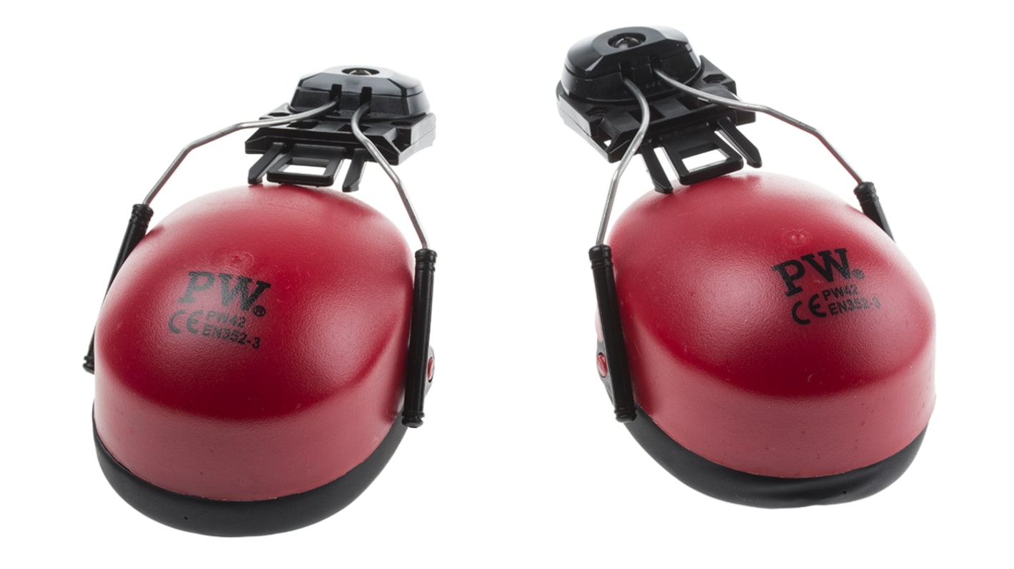 Protector auditivo para casco RS PRO, atenuación SNR 23dB, color Rojo