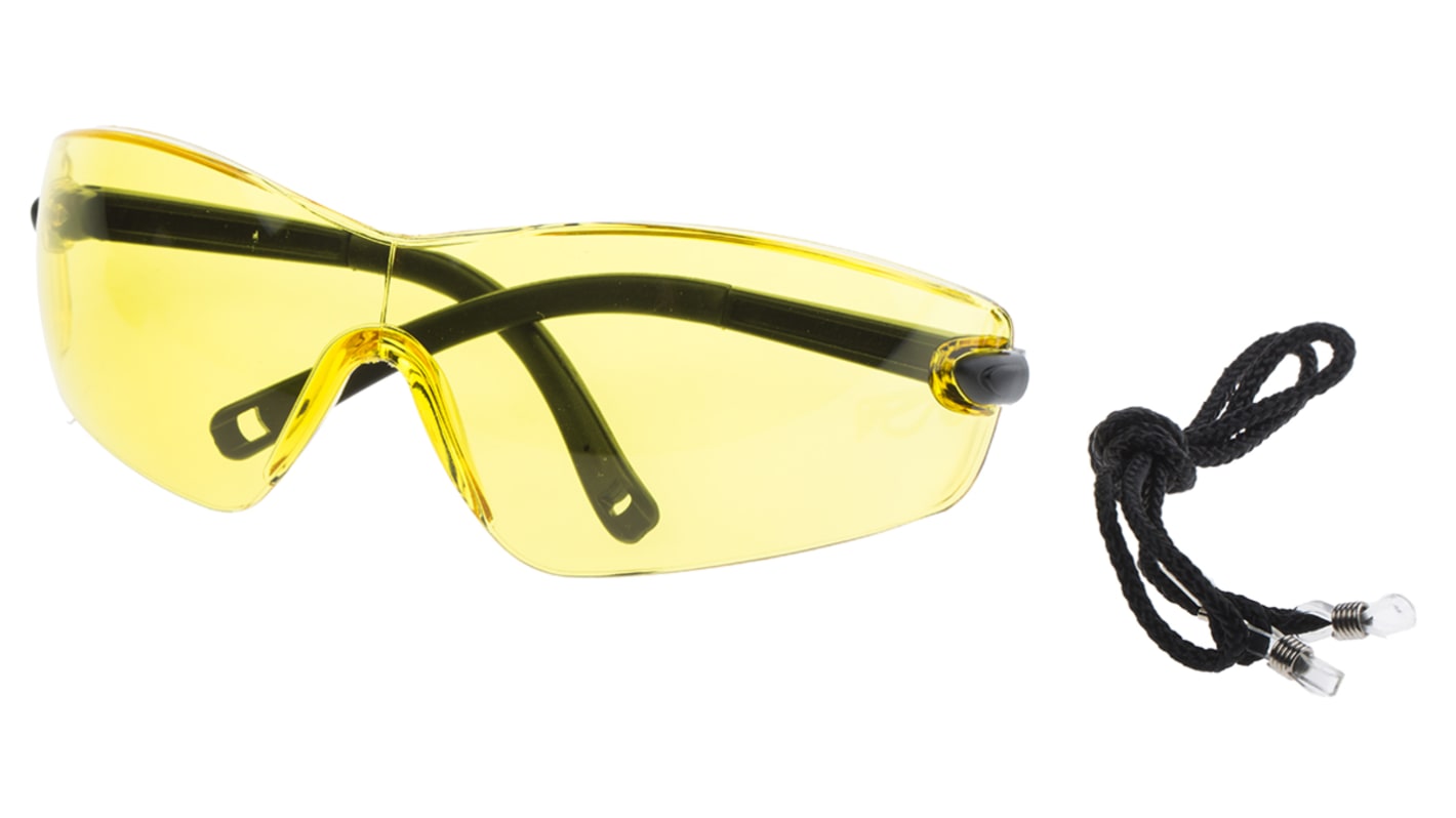 Gafas de seguridad RS PRO, color de lente Ámbar, protección UV, antirrayaduras