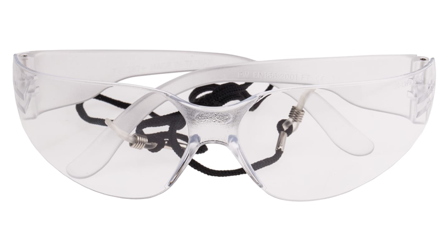 RS PRO Safety Glasses, Clear Polycarbonate Lens RS