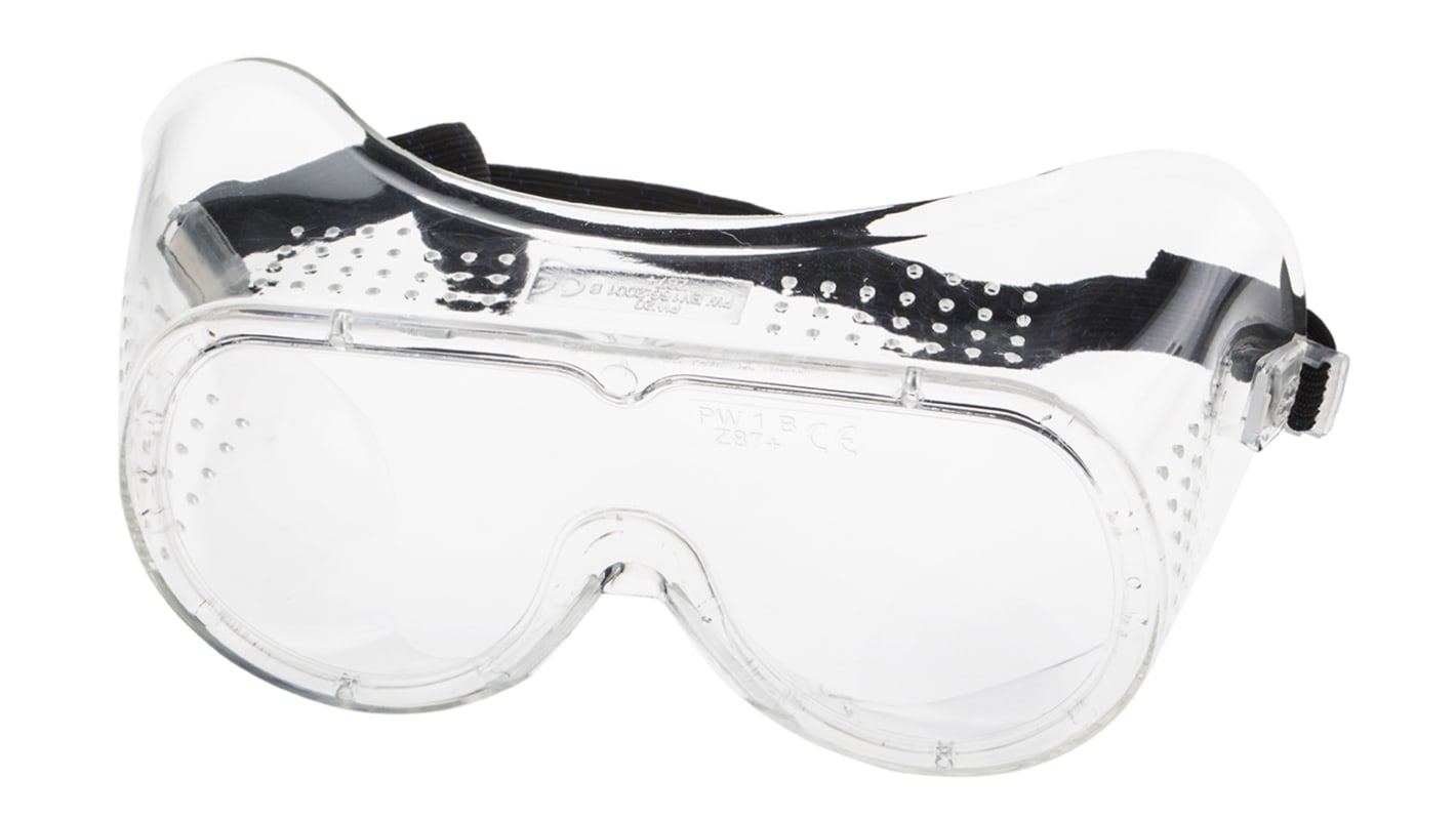 RS PRO Safety Goggles with Clear Lenses