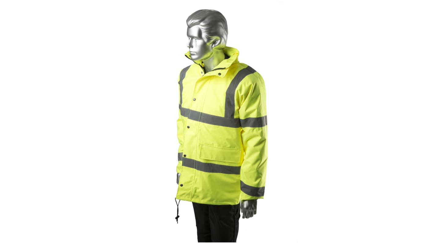 RS PRO Yellow Men Hi Vis Traffic Jacket, S